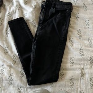 High rise skinny jeans